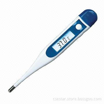 Big screen waterproof digital thermometer with hard tip